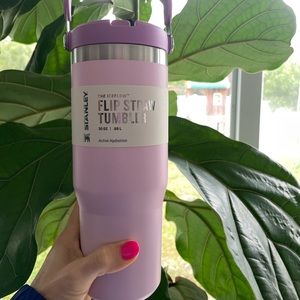 LAST ONE ✨ NEW! Stanley 30 oz Stainless Steel IceFlow Flip Straw Tumbler Tulle